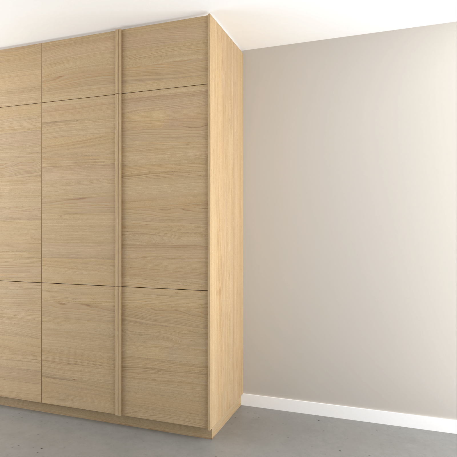 Klæðning á hlið 60 cm skápa